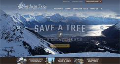 Desktop Screenshot of northernskiesfcu.org